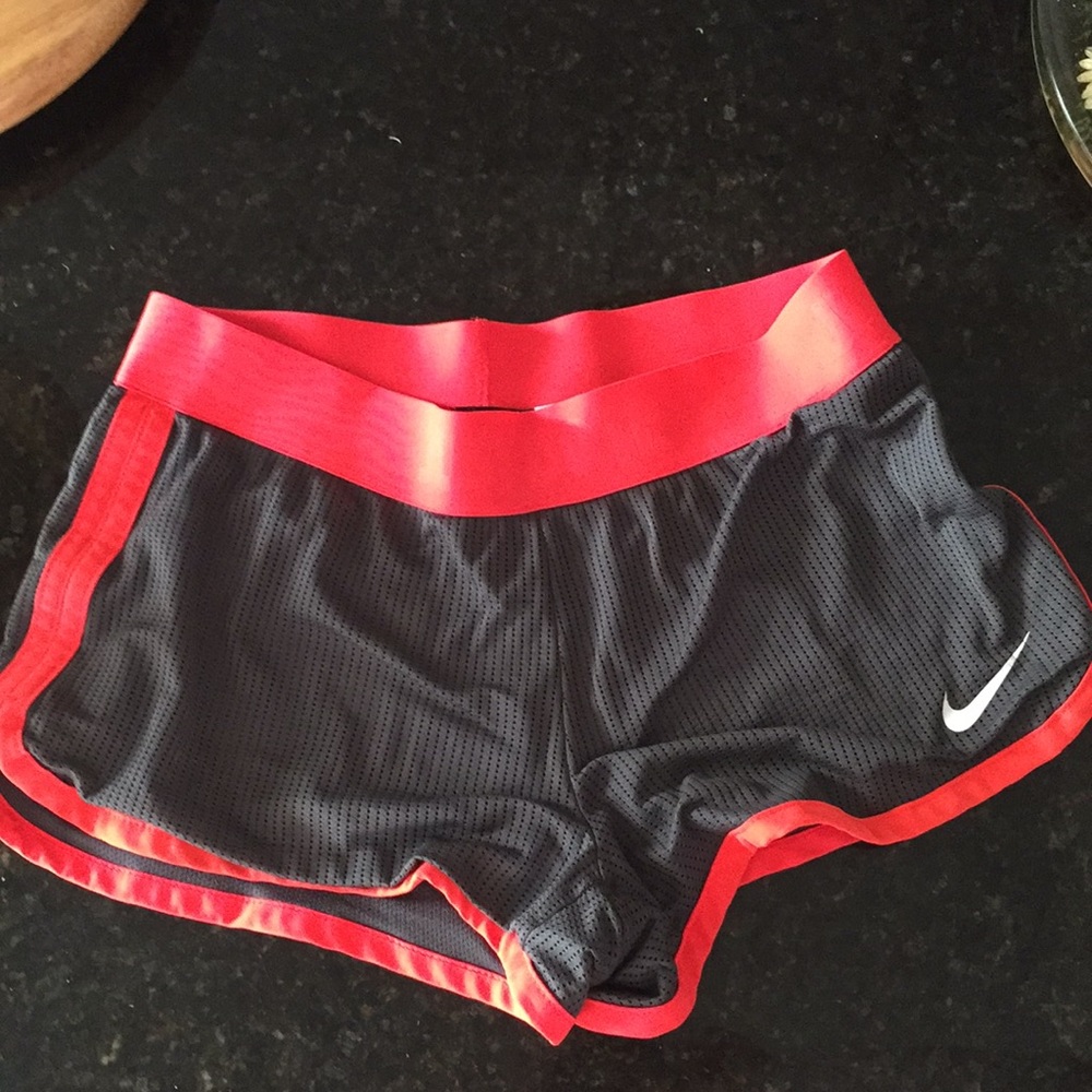 Nike Dry-Fit Pink/Gray Active Shorts